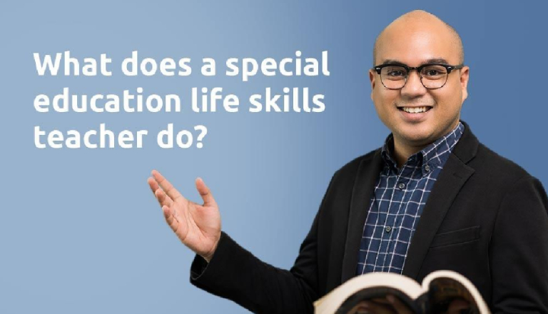 What does a special education life skills teacher do?