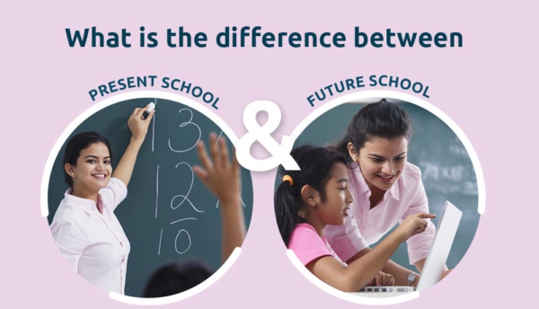 What is the difference between present school and future school?