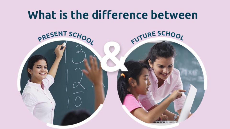 What is the difference between present school and future school?